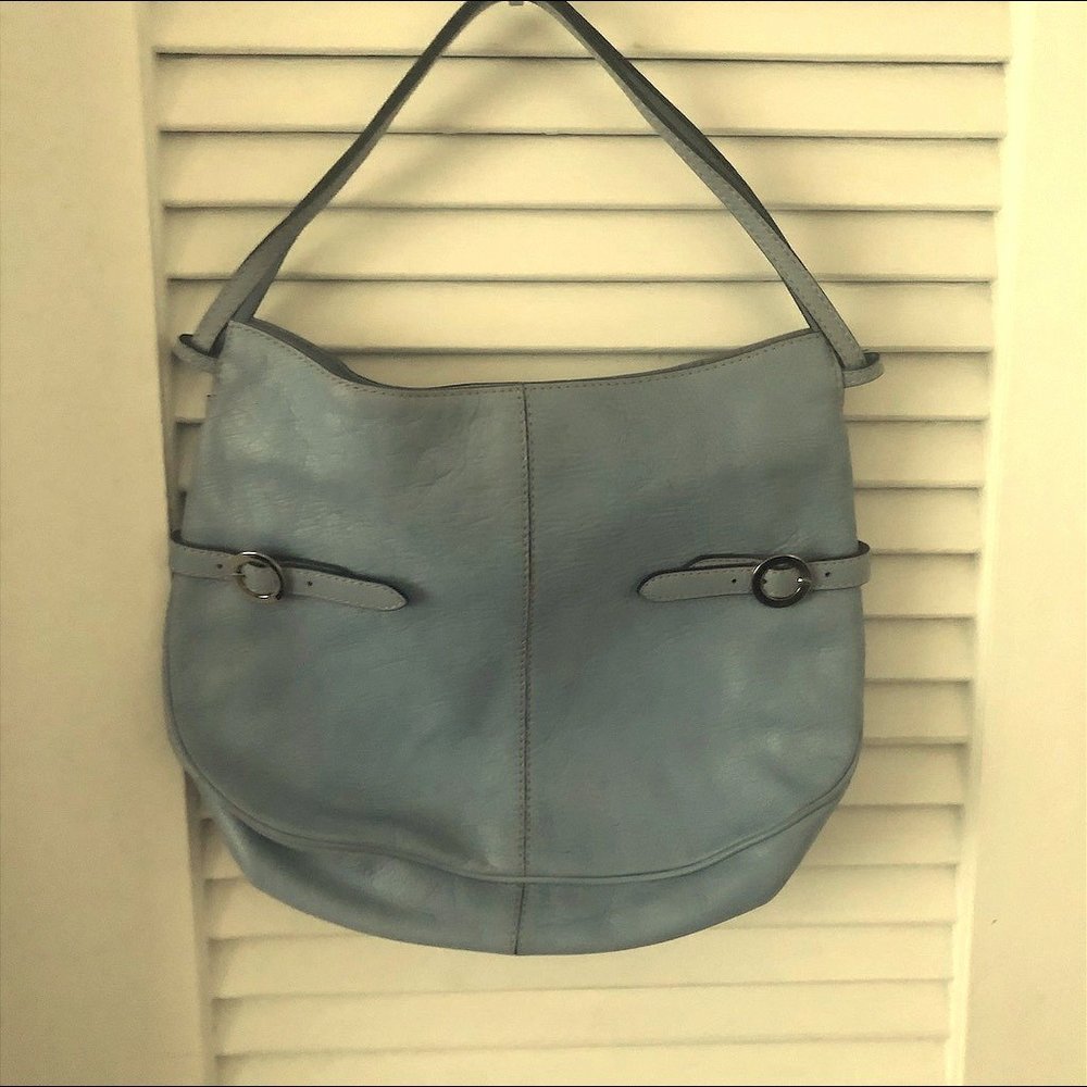 Light blue Adrienne Vittadini Shoulder Bag